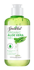 Aloe Vera Gel for Face Skin Hair | 100% Organic aloe | Moisturizer Hair gel Aftershave | Skin care | Paraben Free Soothes Damaged Skin Relief from Sunburn and burn Calming Nourishing.