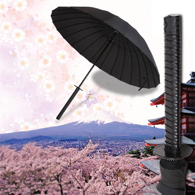 Creative Automatic Black Sun Umbrella