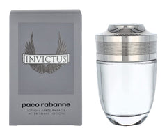 Paco Rabanne Invictus After Shave Lotion For Men - Lightly Perfumes The Skin - Notes Of Morning Freshness And Animal Sensuality - Eliminates Razor Burn - Feeling Of Immediate Comfort - 3.4 Oz