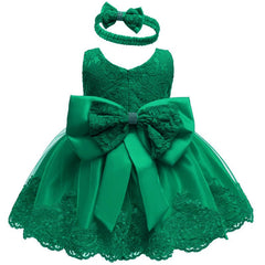 Fluffy Skirt Bow Hair Accessory