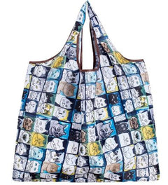 Eco-Friendly Reusable Collapsible Grocery Shopping Bag - Large Capacity Tote for Ladies