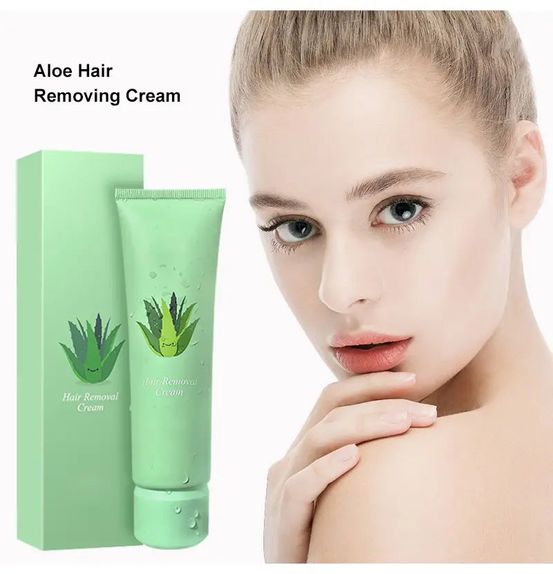 Aloe Hair Removal Cream for Body and Leg Hair