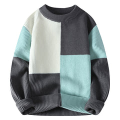 Men's Casual Round Neck Sweater for Autumn & Winter