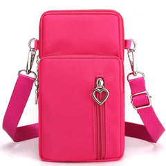 DuoLmi Ladies Girls Nylon Design Small Crossbody Shoulder Bag Wristlet Handbags