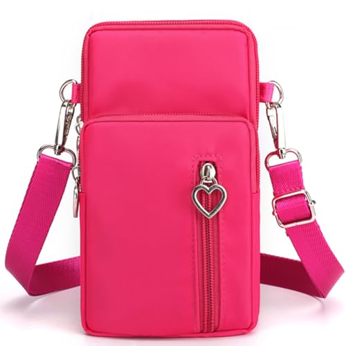 DuoLmi Ladies Girls Nylon Design Small Crossbody Shoulder Bag Wristlet Handbags