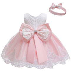 Fluffy Skirt Bow Hair Accessory