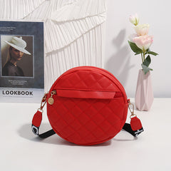 Women's Simple Solid Color Crossbody Shoulder Bag