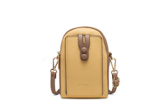 Small Vertical Zipper Mobile Phone Bag for Ladies