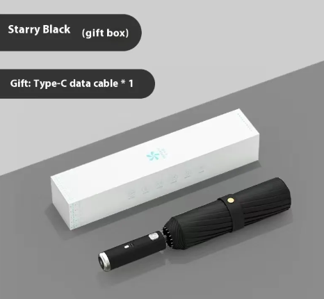 Automatic Folding Umbrella With Fan