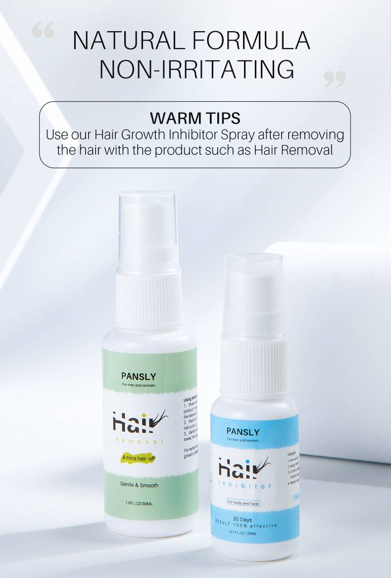Painless Hair Removal Spray for Face, Arms, and Legs