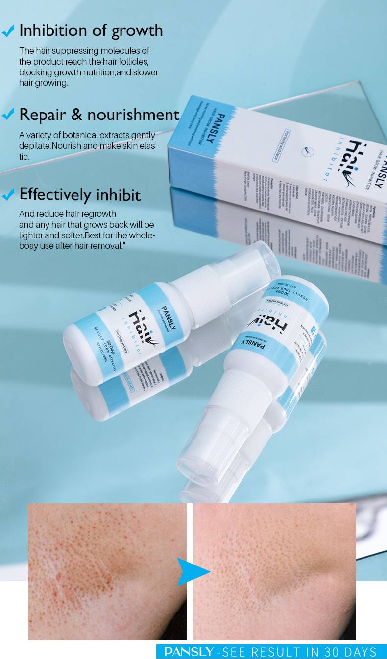 Painless Hair Removal Spray for Face, Arms, and Legs