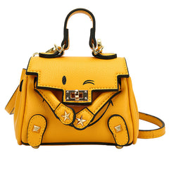 Cute Small Square Women's Messenger Bag - Fashionable Design
