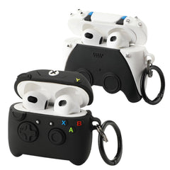 [2Pack] Gedicht for Airpods 3rd Generation Case Funny 3D Cartoon Game Controller Console Design Silicone Soft Cases for Airpods 3rd Case Cover with Keychain Kids Women Men for Airpods 3 Case