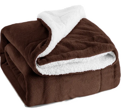 Cozy Sherpa Lamb Fleece Blanket