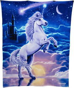 Unicorn Throw Blanket for Girls - Soft and Plush