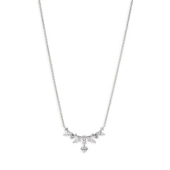 18K Gold-Plated Tassel Zircon Cuban Chain Necklace