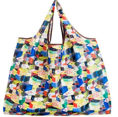 Eco-Friendly Reusable Collapsible Grocery Shopping Bag - Large Capacity Tote for Ladies