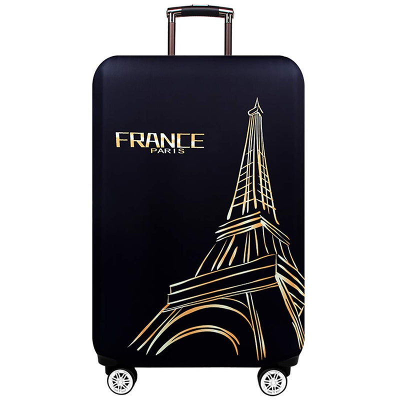 TRAVEL KIN Washable Travel Gear Cover Thickened Luggage Cover 18/24/28/32 Inch Suitcase Spandex Protective Cover (L(25