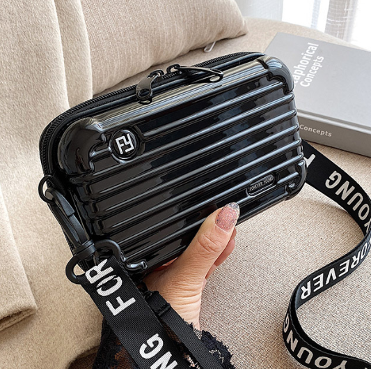 Mini Handheld Luggage Bag, Shoulder Small Square Bag