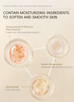 Snail Skin Care Five-piece Set Face