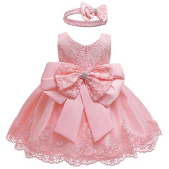 Fluffy Skirt Bow Hair Accessory