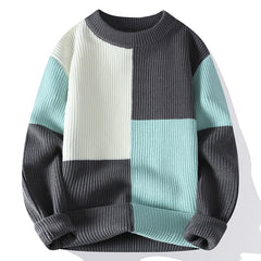 Men's Casual Round Neck Sweater for Autumn & Winter