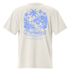 Oversized Escape to Paradise faded t-shirt