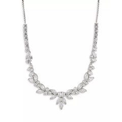 18K Gold-Plated Tassel Zircon Cuban Chain Necklace