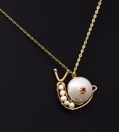 Rose Gold Starry Sky Necklace with 18K Gold Plating